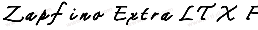 Zapfino Extra LTX Fo字体转换